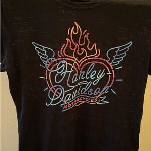 Harley-Davidson Texas Black Tee with Studded Logo